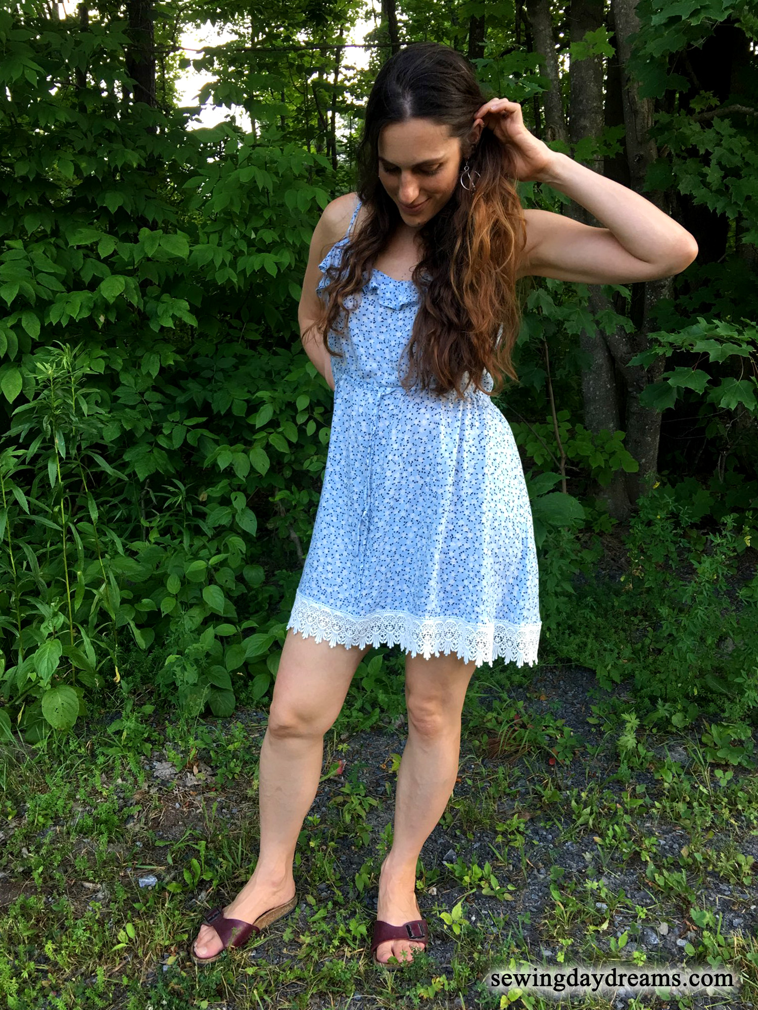 Sew Refashion Tutorial: Maternity Tunic to Summer Dress | Sewing Daydreams